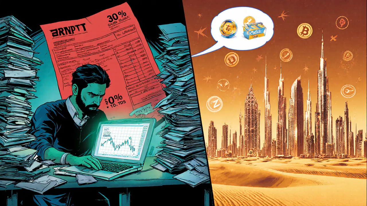 Why Indian Crypto Traders Are Packing Their Bags for Dubai’s Tax‑Free Paradise