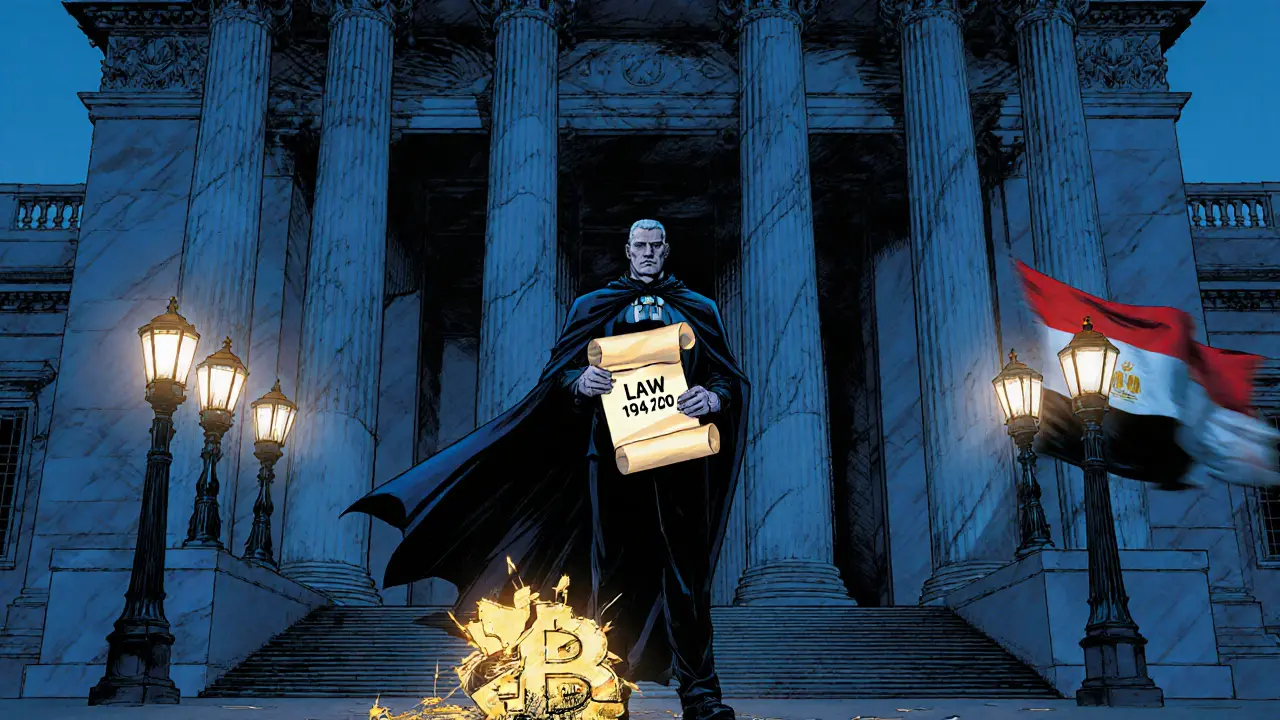 Egypt’s Central Bank Crypto Ban: Law No. 194/2020 & Enforcement