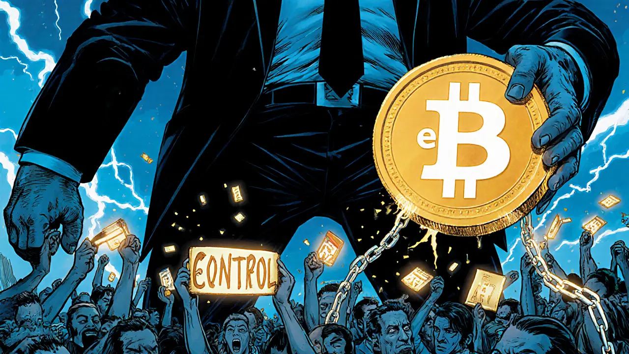 Crowd breaking free from government control as digital wallets glow