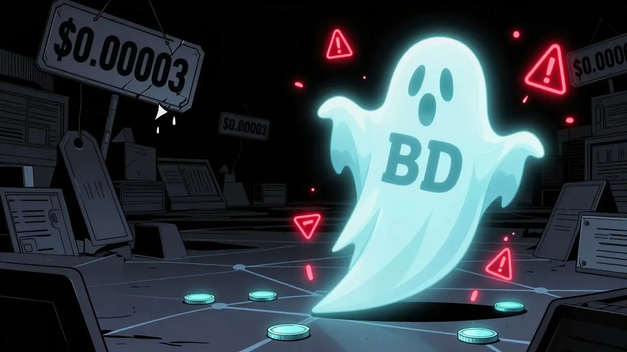 What is BlastDEX (BD) crypto coin? The truth about a near-dead token with zero circulating supply