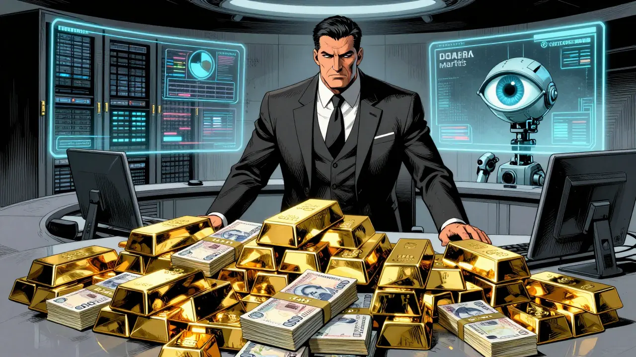 Comic illustration of high capital requirements and tech audits for Turkish crypto exchanges.