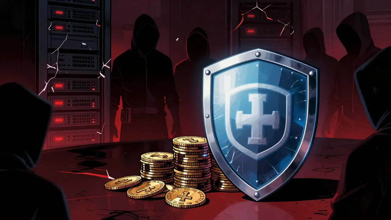 Cryptographic shield protecting wrapped tokens from shadowy threats