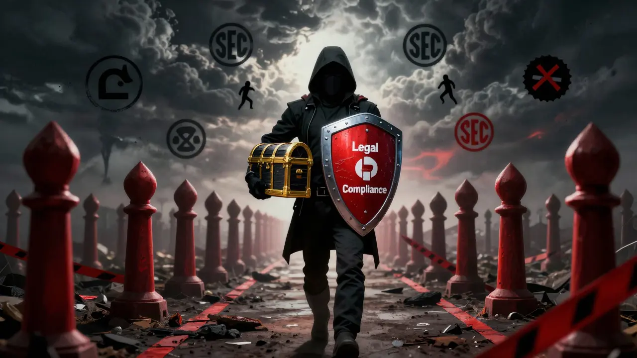 Creator shielding against regulatory risks while securing digital assets