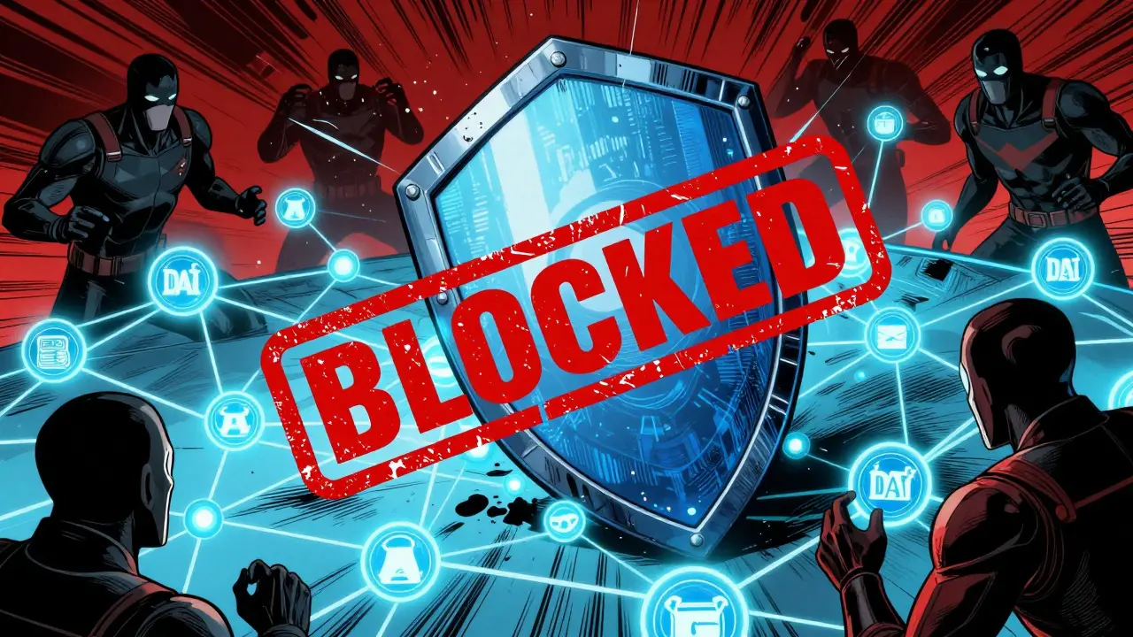 Digital shield protecting decentralized coins from centralization