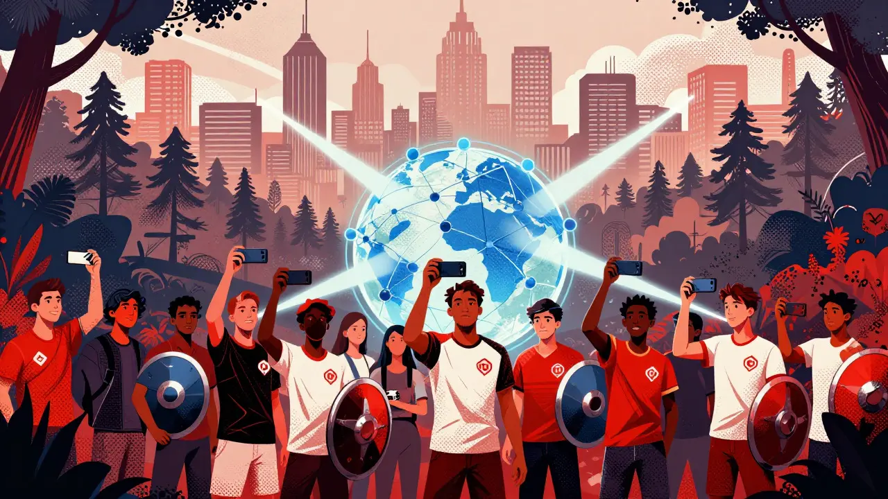 Gamers uniting to fund global tree planting via phones, DC comics style