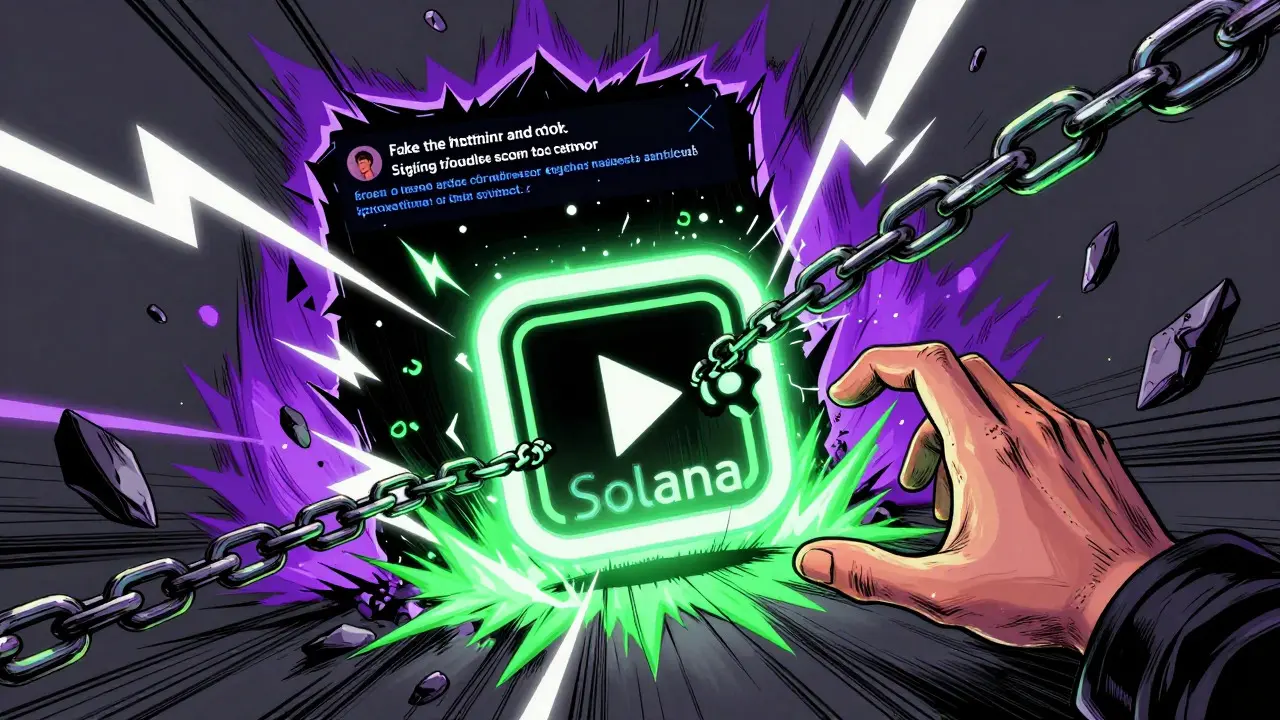 Malicious chain pulling crypto wallet into phishing portal